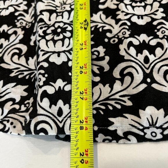 VTG TWEEDS WOMAN White and‎ black Linen blazer Jacket Size M-L (READ) - Picture 4 of 6